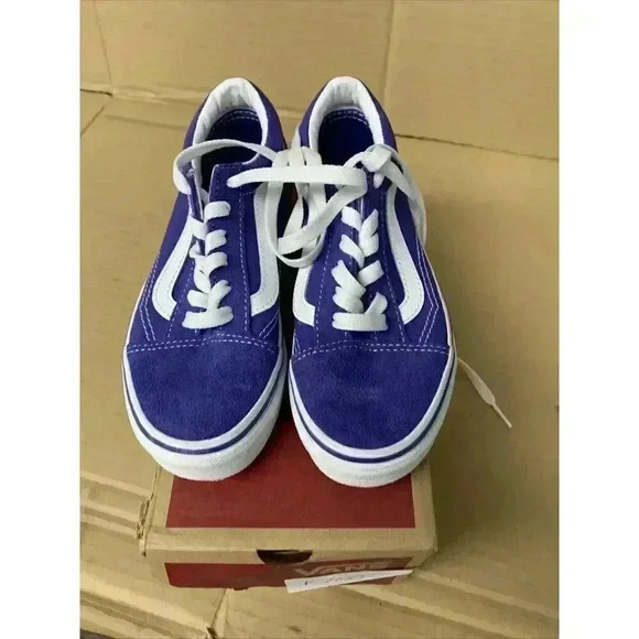 1035. Vans Old School/Royal Blue-US KIDS Size-1 - Picture 1 of 4